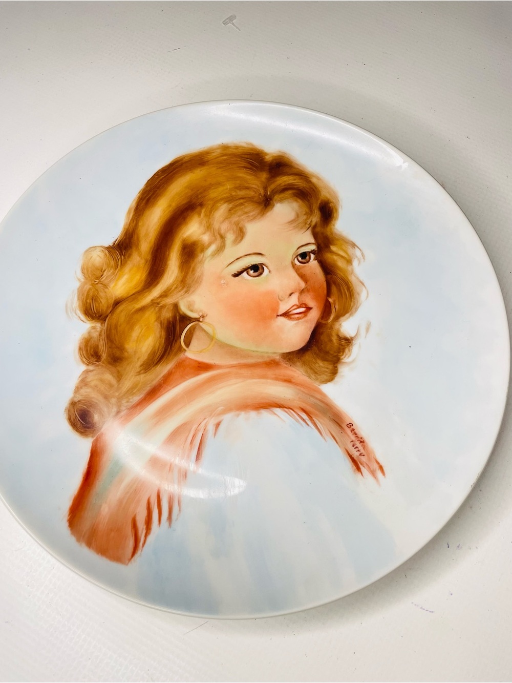 Vintage Hand Painted Porcelin Plate